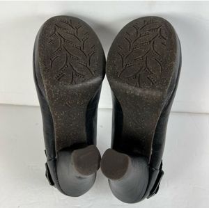 Naya Bakula Black Leather Platform Pumps 7